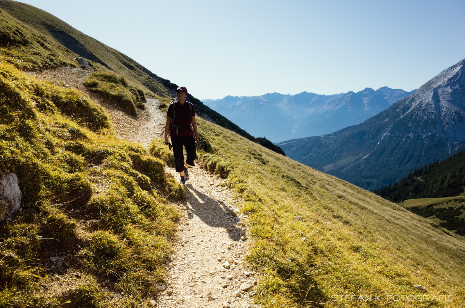 Panoramaweg unterhalb des Plattach